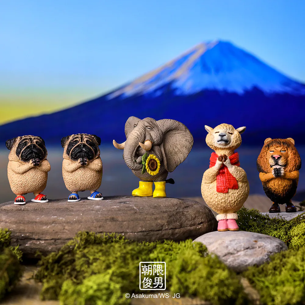 Source Factory OEM Asakuma Toshio Foot Travel PVC Figures